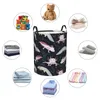 Bolsas de lavandería Lindo exótico Salamandra Animal Axolotls Cesta Ropa plegable Cesto de juguete Contenedor de almacenamiento para niños Guardería