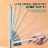 Brushes GURET INS Style Toilet Brush Silicone Toilet Clean Brush WallMounted Cleaning Tools With 2 Brushes Home Bathroom Accessories