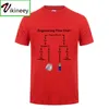 Mens Ao Ar Livre Design Exclusivo Camisetas Mens Engenharia Fluxograma Pré-cott Engenheiro Profi Camisa Branca Tees Camisa Formal T5JG #