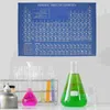 シャワーカーテン定期的なテーブル学習ポスター要素の化学学校絵画ウォール写真家の装飾チャート教室のためのチャート