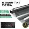 Raamstickers Zwarte autofolies Tint Tinting Film Roll Auto Home Glass Summer Solar UV Protector Sticker Films