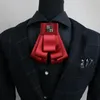 Bow Ties Luxury Men Wedding Business Party Office prezent węzeł krawat krawat elastyczne pasmo paski