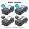 휴대용 58mm 열 영수증 프린터 무선 BT 미니 빌 티켓 POS 모바일 프린터 충전식 배터리 지원 ESCPOS 240327