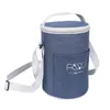 Storage Bags HOUSBAY Bento Accessories Breakfast Cup Bag Insulation Round Lunch Convenient Cooler Wear-resistant Insulated