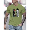 summer T Shirts For Men T-Shirt Fr Graphics O-Neck Pullovers Oversized Short Sleeve Top Daily Clothing Casual Mens Shirt Tee f4ns#