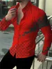 2023 camisa masculina lg manga fina lapela de bunda casaco de verão fi 3D streamer impressão 3D bola aristocrática casaco de festa S-6XL W25d #