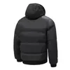 Nouveaux hommes hiver chaud imperméable coupe-vent Parkas veste manteau automne hommes à capuche décontracté marque solide vêtements d'extérieur Parkas vestes mâle L99E #