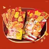 Opakowanie prezentów 6PCS/Zestaw Śliczna smoków Rok Red Kopelopa zagęszczona kreskówka Lucky Pocket White Card Packble Pack Chińczyk
