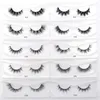 Visofree 3060100 par mink fransar ingen låda 3D -ögonfransar kort naturlig falsk ögonfrans i bulk grymhetsfri makeup lash 240318