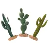Decoratieve bloemen 3 stuks kunstmatige cactus gesimuleerde beeldjes planten ambachten nep kantoor decor decors desktop decoraties ornament
