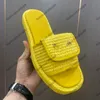 Kvinnors slip på tofflor plattform klackar sandaler designer raffia vävda bilder utomhus strandsko damer klaff mulor sommar fritid sko flickor avslappnade sko flip flops