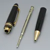 Ballpoint Pens Hurtowa Wysokiej jakości czarna żywica 163 Roller Ball Pen / Fountain School Office Business Busines