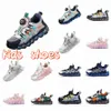 scarpe da ginnastica per bambini casual ragazzi ragazze bambini Trendy Deep Blue Nero arancione Grigio orchidea Rosa scarpe bianche taglie 27-40 f06i #