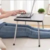 Crochets pliant table d'ordinateur portable organisateur maison lit petit support de rangement paresseux bureau simple