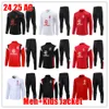 2024 2025 AC Milans Trainingspak Ibrahimovic Soccer Milano Survetement 23 24 Nieuwe Maillot Men en Kidsde Foot Milans voetbal Chandal Futbol Tracksuits Sweatshirt