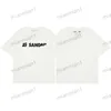 Designer fashion classic jil sander shirt casual mens women Same style for couples shirt Letter printing t shirt simple style loose short sleeve High Quality T-Shirts