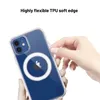 Acrylic Magsafe Clear Phone Case for iPhone 15 14 13 12 11 Pro Max TPU Transparent Shockproof Cover With Retail Package