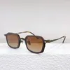 Солнцезащитные очки ARLT5968 Квадратный зажим из чистого титана, персонализированные уличные унисекс классические солнцезащитные очки с защитой от ультрафиолета UV400