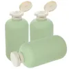 Liquid Soap Dispenser 3 Pcs Shower Gel Bottle Travel Bottles With Flip Cap Cleaning Supplies