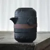 Zestawy herbaciarskie Chińskie ceramiczne czajniki Przenośne Teapot Prezent Prezent Outdoor Podróż gaiwan herbata herbaty łatwe do czyszczenia