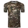 Camicia mimetica Quick Dry Calzamaglia traspirante T-shirt tattica militare Maglietta Compri da uomo Fitn Summer Bodybulding s1Id #