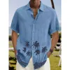 Chemise d'été pour hommes Hawaii Chemises surdimensionnées à manches courtes Tops Camisas Masculinos Original Spring New Fi Vêtements XL j2wk #