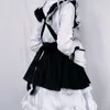 Kobiety strój pokojówki Lolita cosplay urocze seksowne erotyczne kawaii cafe kostium czarny biały mężczyzna mundur apartam