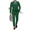 Royal Blue Slim Fit Men's Suit Two Piece notched Lapel Busin Prom 2 Piece Wedding Suits Jacket Pants Trajes de Hombre K6ut#