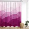 Shower Curtains Geometric Curtain Gradient Diamond Modern Simple Colorful Polyester Print Home Bathroom Decor With Hooks