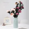 Vaser geometrisk blommor vas torkad behållare sovrum redskap droppbeständig heminredning bordsartiklar prydnad