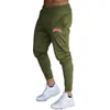 Men's Pants Sweatpants Joggers Trousers Elastic Waist Letter Graphic Prints Sports Outdoor Daily Wear Casual Hip Hop Gray-blue Black