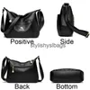 Shoulder Bags Soft Leather Hand Crossbody for Women 2024 New Fashion Leisure Bag Designer Casual Purse Tote H240328