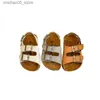 Sandaler Childrens Beach Sandaler är lämpliga för pojkar och flickor. Sommar utomhus mjuk sulad non slip childrens skor. Childrens Casual Open Toe Flat Sandals Q240328