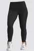 plus la taille noire pantalons leggings occasionnels avec fermeture à la taille à lacets femme slim serré élastique taille haute pantalon crayon noir H8rn #