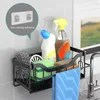 Kök förvaring Lime Dish Tork Rack Easy Installation Sink Sponge Holder With Drainboard for Organizer Home Counter