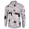 Nowe przybycie swobodne koszule Busin Plaid Men Dr Vintage gazeta drukowana LG Sleeve Camisa Social Mens Floral koszulki M-3xl J01J#