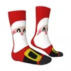 Men's Socks Merry Christmas Santa Claus Male Mens Women Autumn Stockings Harajuku