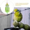 Other Bird Supplies Parrot Chew For Large Birds Pet Accessory Funny Wooden Playset Pentagram Parrots Hanging Molar Small