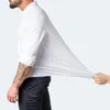 Camicia sociale da uomo primavera Slim Busin Dr Camicie Uomo Manica Lg Casual Camicia elegante formale Camicette Top Uomo Abbigliamento di marca 90bo #