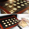 Bakgereedschap grote geperforeerde siliconenmat anti-stick gebak oven cake plaat voering voor koekjesbrood koekjes macaron