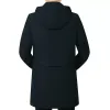 Marques de luxe Vestes d'hiver Hommes Parka à capuche chaude de haute qualité Trench-Coat Épaissi Zipper Couleur unie Hommes Vêtements B9nf #