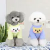 Vêtements pour chiens Vêtements pour animaux de compagnie Chat Printemps Été Vêtements minces Serviette de salive T-shirt à manches longues Chiot pour chiens Animaux Para Perro