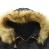 冬のジャケット2023新しい男性パーカー服lgウールライナーフード付きジャケットファーカラー厚いカジュアルコートトレンディな衣装f5gy＃