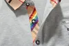 Дизайнерские мужские повседневные рубашки Mens Paul Polos Tshirts Вышивка логотип бизнес -одежда с длинным рукавом Slim Late