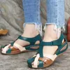 Slippers Summer Womens Sandals Wedge Shoes Close Toe Hollow H240328