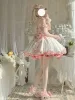 Sexig lolita rosa piga Dr japanska söta kvinnor kawaii dr roll play costume halen party cosplay anime kawaii kläder w9jw#