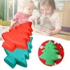 Bakvormen 1-5PCS Kerstboom Grote Taart Siliconen Mal Mousse Fondant Dessert Brood Gebak Biscuit Tool Keuken accessoires