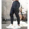Jogger Homens Sweatpant Correndo Calças de Treinamento Homens Fitn Sportswear Masculino Ginásio Cargo Calças Treino Skinny Pant V8sC #