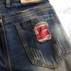 Oussyu 2024 Sommer Neue Männer Ripped Kurze Jeans Loch Streetwear Fi Blau Denim Shorts Marke Kleidung Große Größe 28-40 10lP #