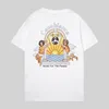 Topp mode t shirt män kvinnor designers t-shirts tees kläder topps mans casual bröst bokstav skjorta lyxkläder gata shorts ärm klädning casablanc tshirts